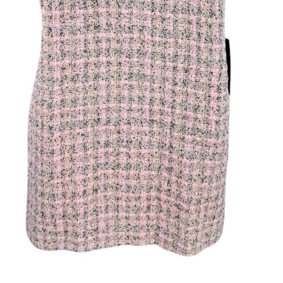 Pomander Place | NEW Peony Tweed Bianca Sleeveless Crewneck Mini Dress Size L - Picture 10 of 12